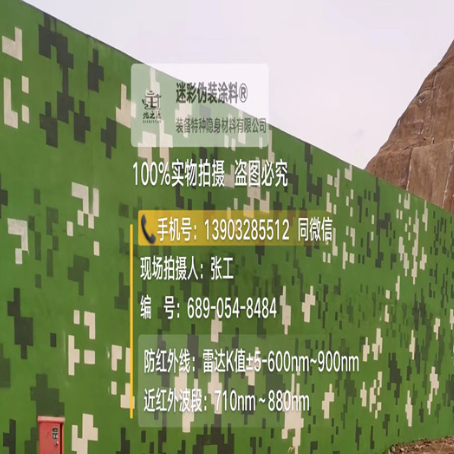 山东专业承接园区围墙迷彩喷涂、